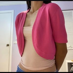 Pink Bolero shrug